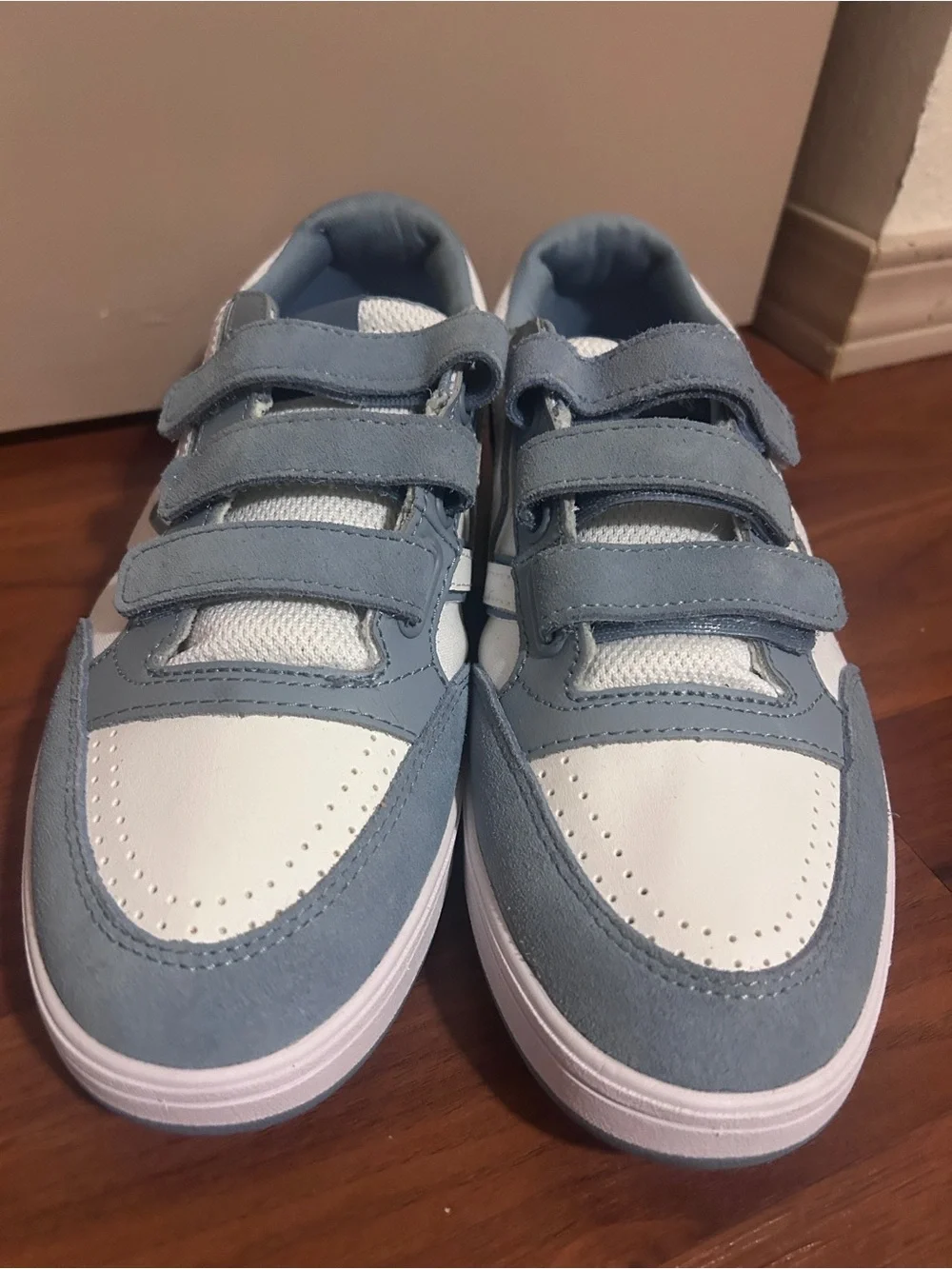 NWT Vans Lowland ComfyCush V Retro Sneakers Dusty Blue/White